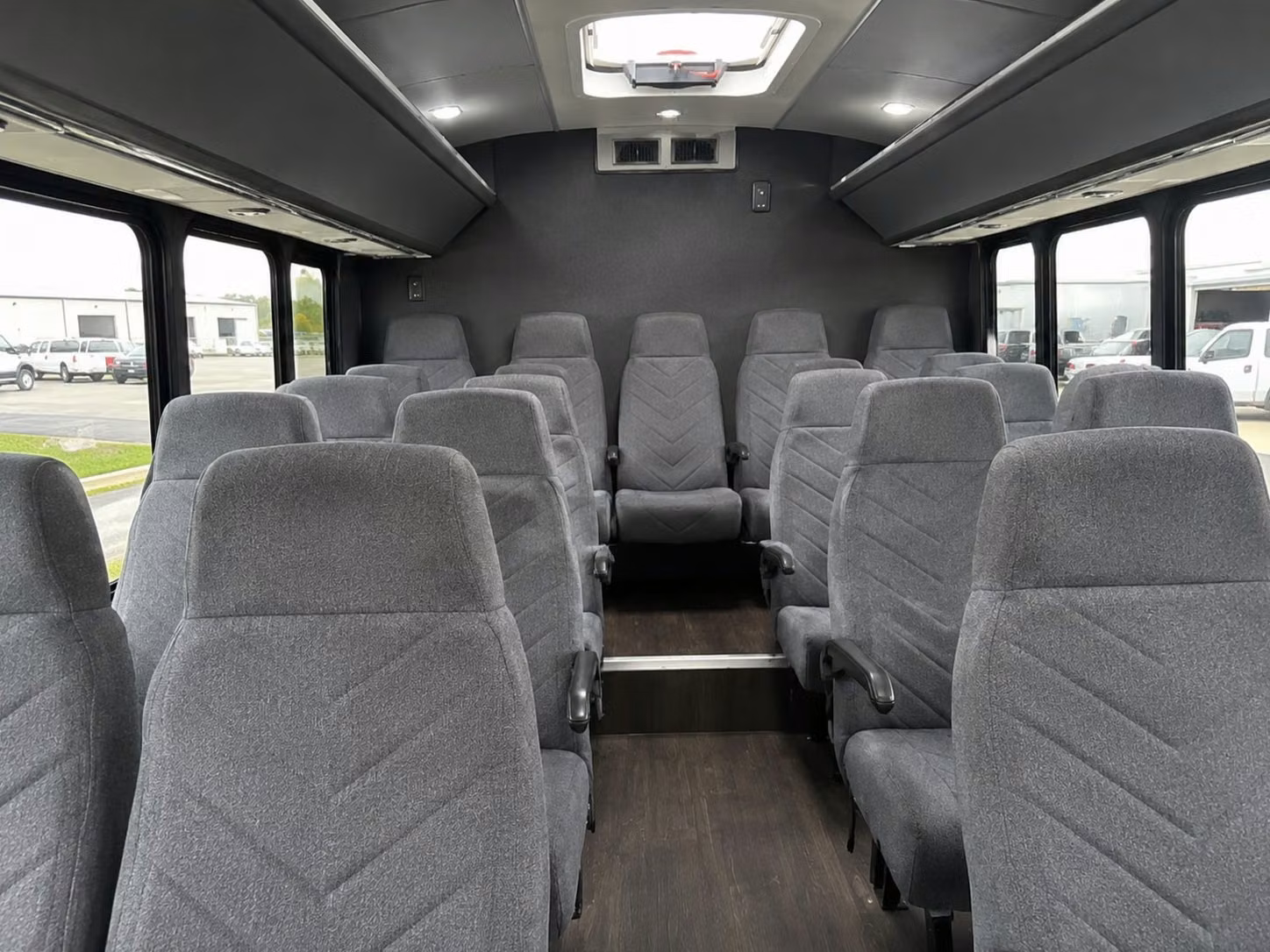 18 passenger minibus interior