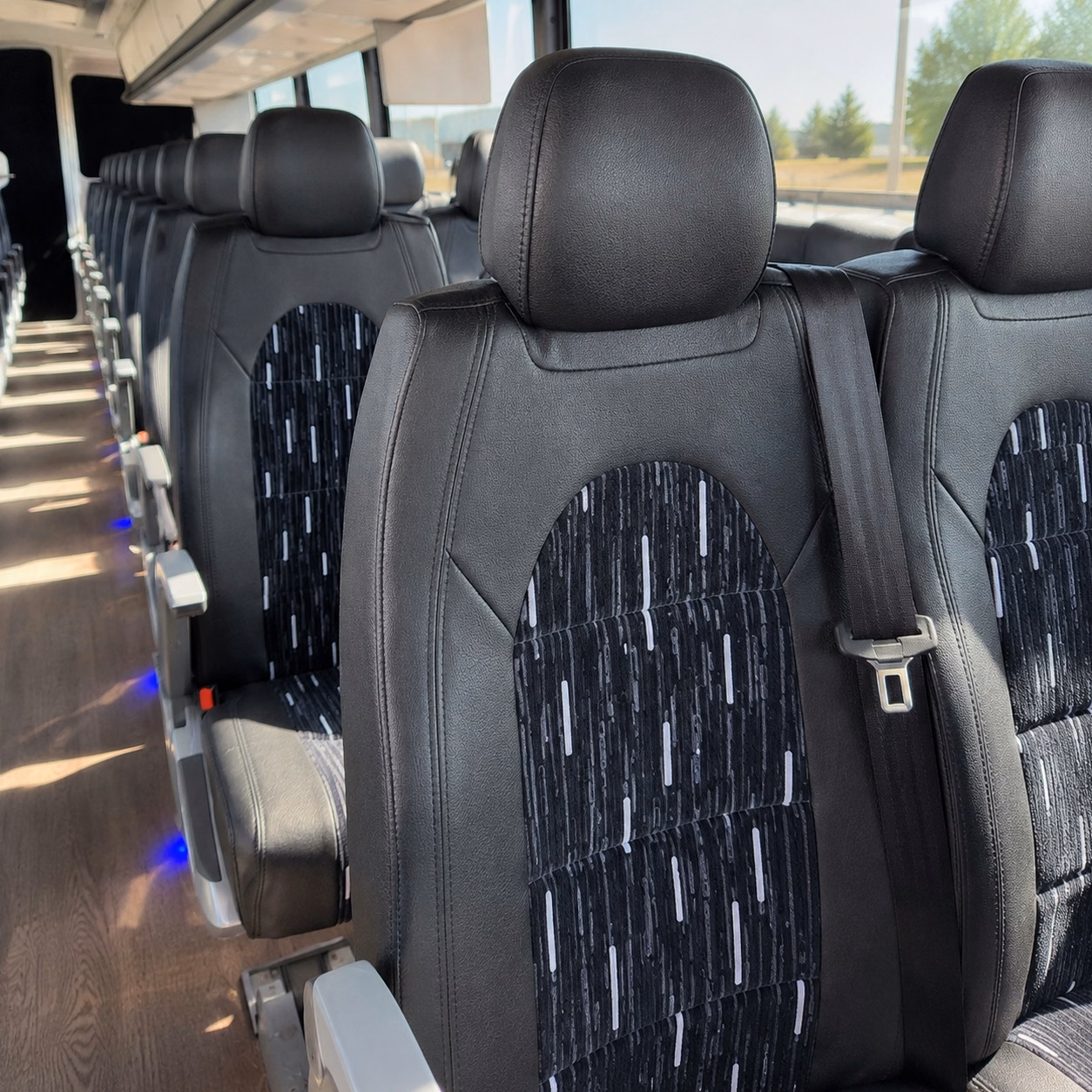 inglewood charter bus interior