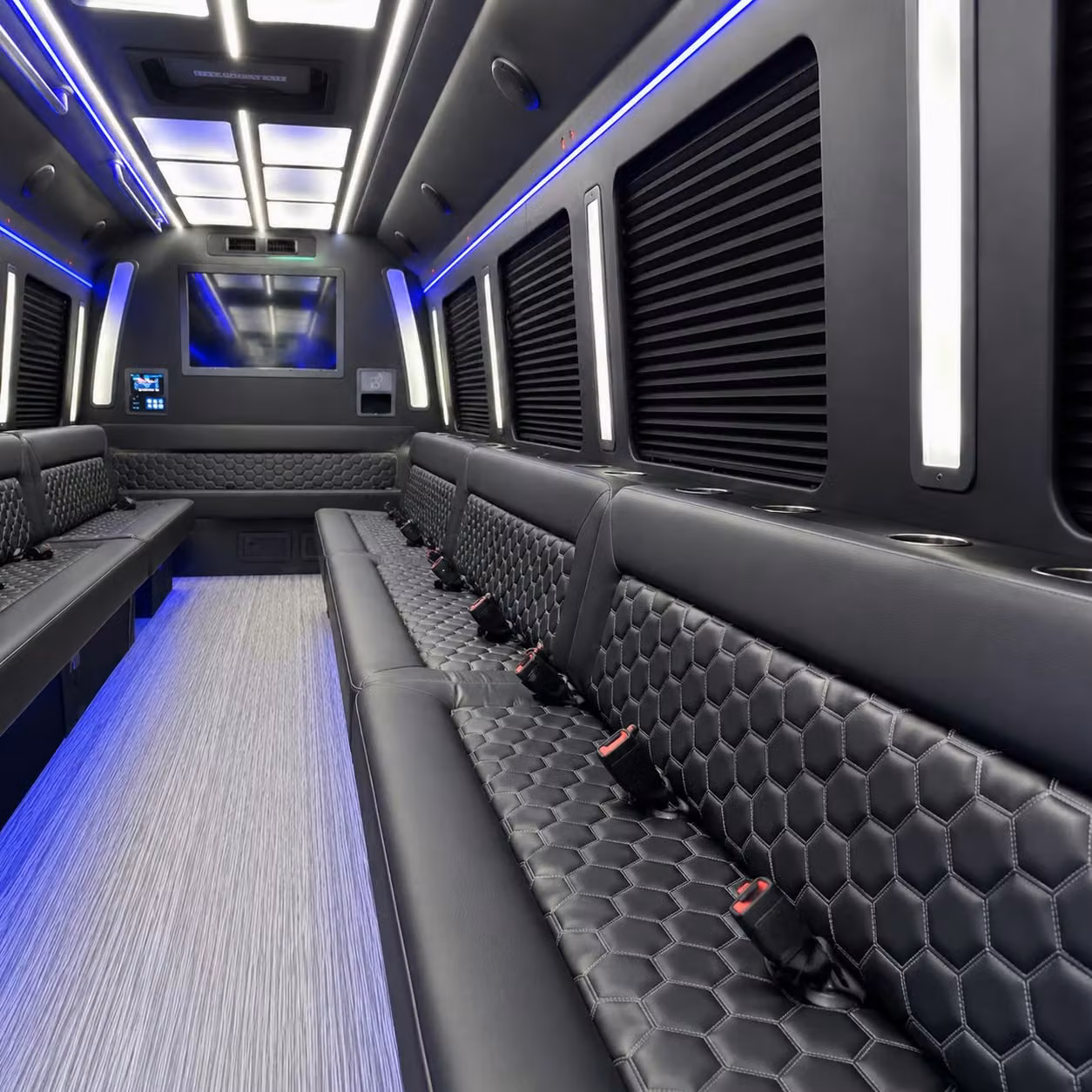 party bus interior