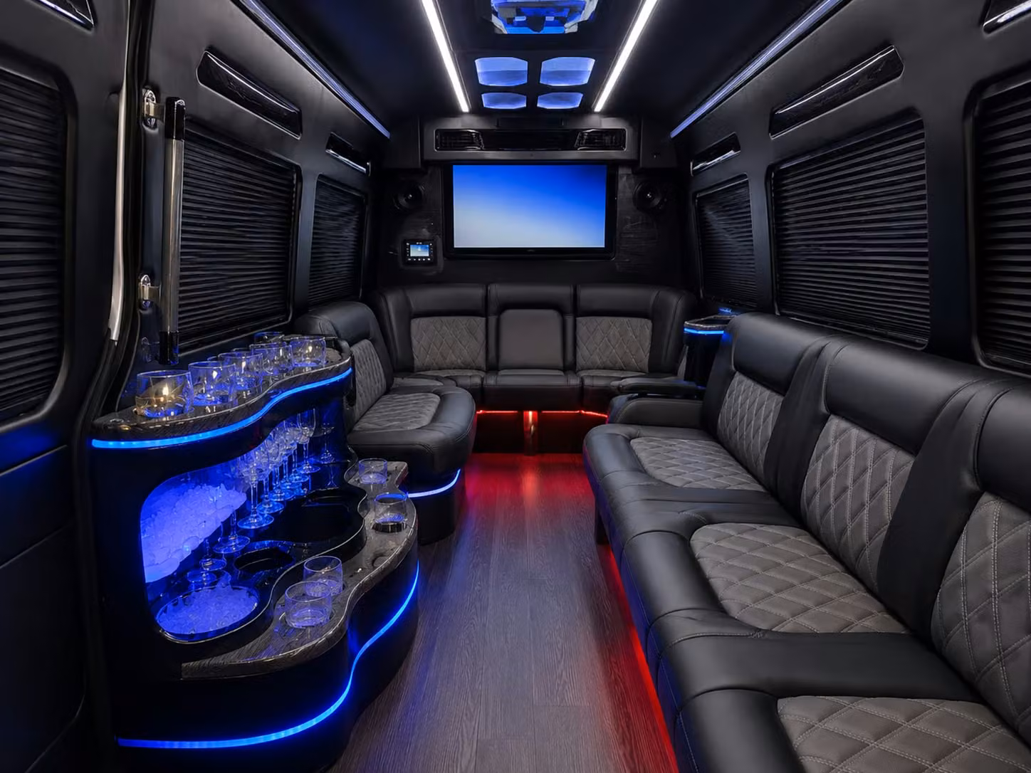 sprinter limousine inside